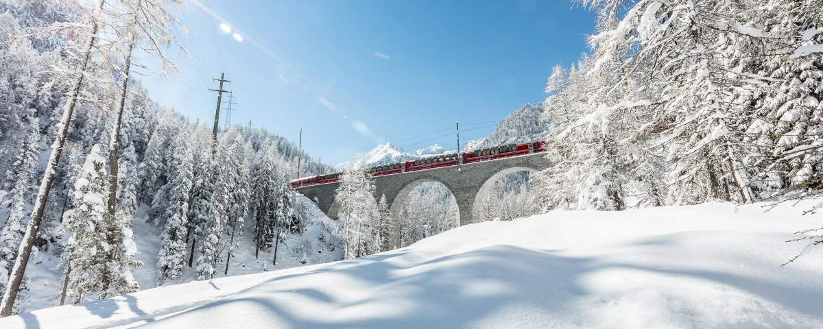 Bernina Express Albula Winter
