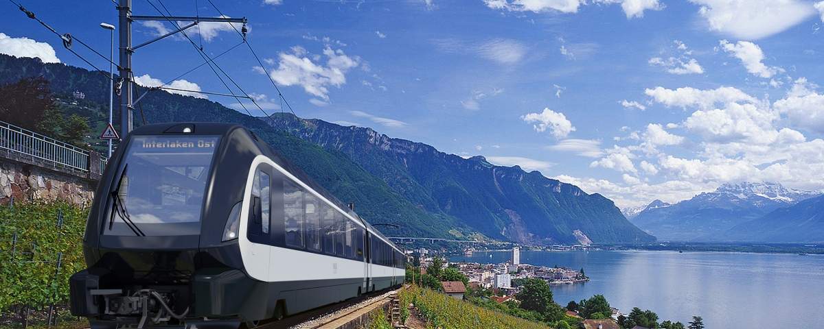 Die GoldenPass Line zwischen Zweisimmen und Montreux.