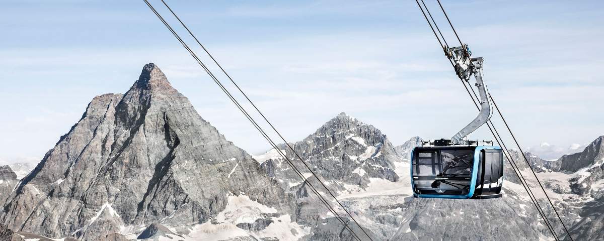 Matterhorn Glacier Paradise Gondel Winter 2400x960