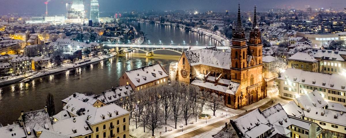 City Basel in winter
