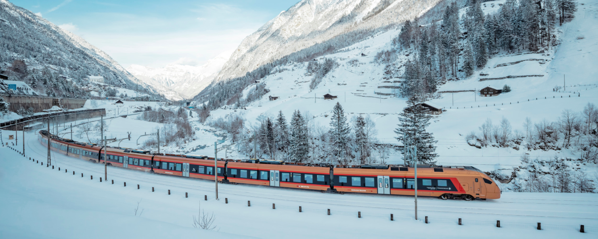 Treno Gottardo Winter