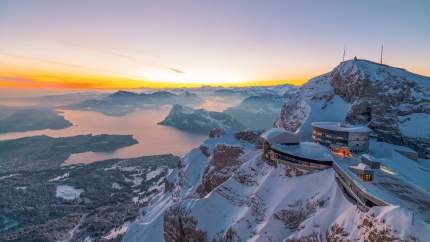 Sunrise on the Pilatus