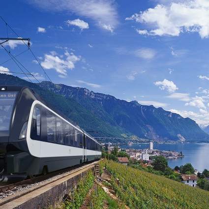 Die GoldenPass Line zwischen Zweisimmen und Montreux.