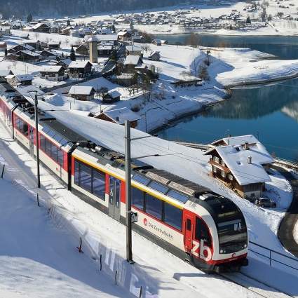 Lucerne Interlaken Express Winter