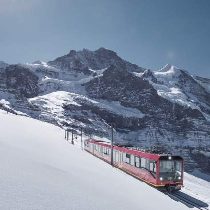 Jungfraujoch in winter
