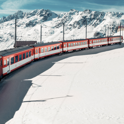 Andermatt Apres-Ski Train winter