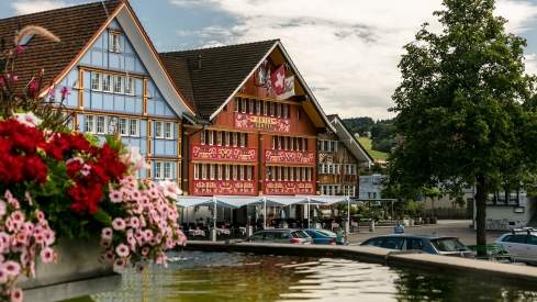 Das Romantikhotel Säntis in Appenzell.