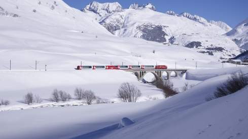 Glacier Express Winter