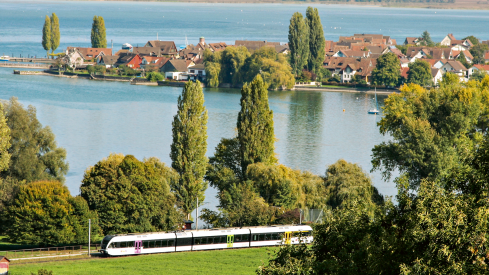 Zug Turbo am Untersee Sommer