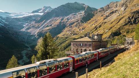 Bernina Express Herbst Alp Grüm