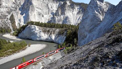 Glacier Express Rhine Gorge