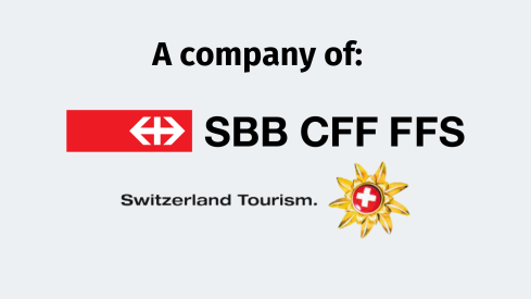Ein Unternehmen von SBB und Schweiz Tourismus