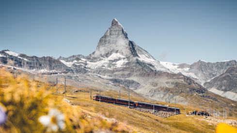 Gornergrat Bahn with Matterhorn
