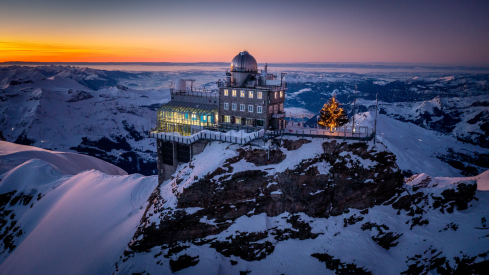 Jungfraujoch sunset