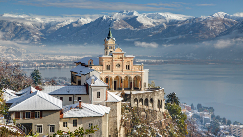 Madonna del Sasso Winter